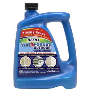 lot 12682 image: Wet & Forget Outdoor Cleaner Xtreme Reach Hose End Refill  48 oz