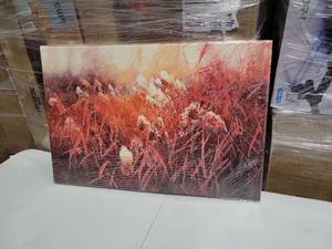 lot 2568 image: Country landscape print art 24x35