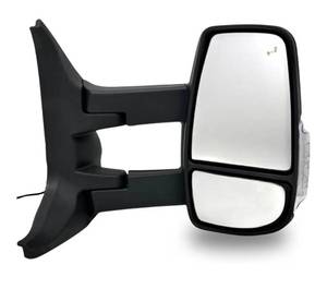 lot 2582 image: Spieg Passenger Side Long Arm Mirror for 2020-2025 Ford Transit 150 250 350 Cargo  Right Side View Mirror Assembly with Power Adj Heated Manual Fold Blind Spot Monitoring Turn Signal  Textured 12Pin
