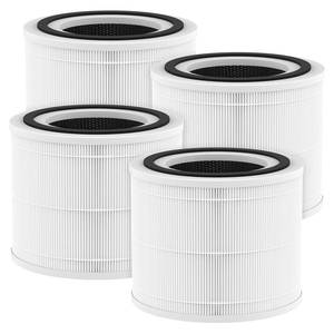lot 2720 image: True HP 14 Replacement Filter Compatible with Puro 240 Air Purifier, 3-in-1 True 14 HEPA Filter Replacement with Activated Carbon, 4 Pack