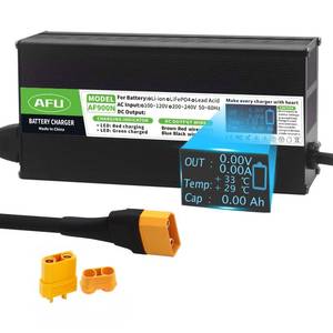 lot 2731 image: 75.6V 12A Li-ion Battery Charger with Charging Display Smart Charger for 18S 66.6V Li-ion Battery DC Output XT90 Male Connector