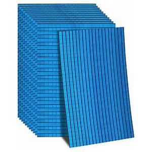 lot 2764 image: Self-Adhesive Disco Mirror Tiles Mosaic Tiles for DIY Craft Projects, 5 x 5 mm(Blue,7200 Pieces)
