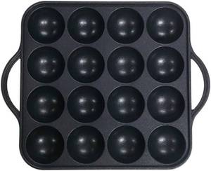 lot 2784 image: UPIT 16-Holes Takoyaki Maker Pan Plate for Stovetop, Nonstick Coating Aluminum, 7.7 x 7.7 inches