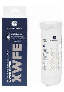 lot 2788 image: GE XWFE Refrigerator Water Filter, Genuine Replacement Filter, Certified to Reduce Lead, Sulfur, and 50 Other Impurities, Replace Every 6 Months for Best Results, Pack of 1