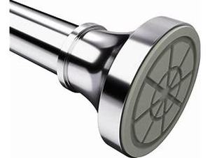 lot 2822 image: STARLATTA Shower Curtain Rod, 31-80 Inches Adjustable Tension Rod, 1-Inch Diameter Heavy Duty Rustproof Stainless Steel, No-Drill Spring Rod for Bathroom, Kitchen and Closet, Silver
