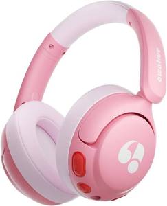 lot 2825 image: awatrue Kids Bluetooth Headphones, 85dB Volume Limiter, Foldable Wireless Over-Ear Headphones for iPad, Travel, 75H Playtime, Bluetooth 5.4, Built-in Mic, Pink
