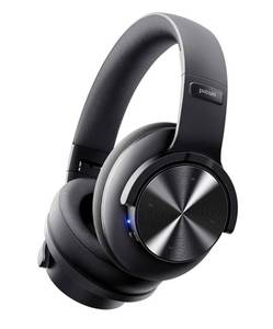 lot 2866 image: Picun B8 Bluetooth Headphones, 120H Playtime Headphone Wireless Bluetooth with 3 EQ Modes, Low Latency, Hands-Free Calls, Over Ear Headphones for Travel Home Office Cellphone PC Black