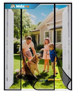 lot 2891 image: Double Door Fiberglass Magnetic Screen Door��Screen Door Mesh��Keep Bugs Out