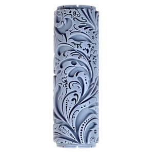 lot 2920 image: Paisley Swirls Clay Texture Roller (4) - Seamless Set #01 - Embossing Pattern Roller for Polymer & Ceramic Clay, Pottery & Crafts