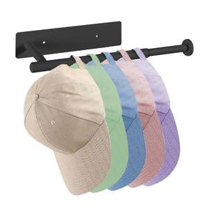 lot 2933 image: OUYIALY Hat Holder for Doors, Closet Hat Rack for Door Baseball Cap Rack Closet Hat Rack&nbsp