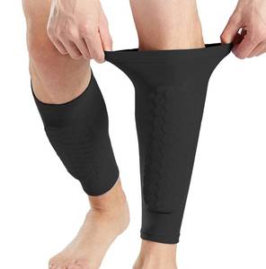 lot 2948 image: 2 Pack Soccer Shin Guards Soccer Adult, Soccer Shin Guards for Kids Soccer Shin Pad with Honeycomb Pads, Shin Defender Shin Guard Sleeves, Ski Shin Guards Ski Shin Pads (Black, Large)