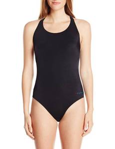 lot 4007 image: UNOW Women Pro Training Racerback Slimming One Piece Swimsuit (Black, XS)