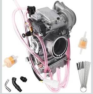 lot 3011 image: YFZ450 Carburetor Replacement Parts Available Fit for Yamaha 2004-2009 YFZ450 Four-wheel Off-road Vehicle ATV Carb Manifold Outlet Diameter is 48mm  40mm (O.DI.D)