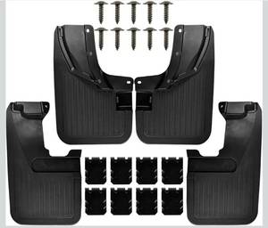 lot 3035 image: XUKEY 4PCS Mud Flaps Splash Guard for Ford Bronco 2021 2022 2023 2024 2025 Mudguards Mudflaps Fender Tire Protector Rear Front Car Accessories Replacement(Off-Road Version)