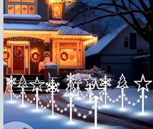 lot 3050 image: SIDEWALK Path Lights Christmas
