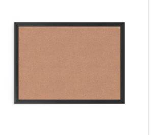 lot 3088 image: U Brands Cork Bulletin Board, 23x17, Black Aluminum Frame, Industrial Grade Pinning Surface