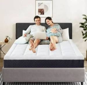lot 125 image: 6 Inch Twin Memory Foam Mattress for Cool Sleep, CertiPUR-US Certified Pressure Relieving