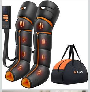 lot 133 image: Leg Massager with Heat and Compression  Foot and Calf Massager for Circulation and Pain Relief, Sequential Compression Boots with 6 Modes, 9 Intensity, 3 Heat - Gifts for Mom, Dad, Him, Her