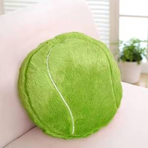 lot 3273 image: XIZHI 18 Tennis Sports Pillow Plush Pillow Fluffy Durable Stuffed Football Throw Pillow Ball Sports,Ball Pillow Soft Durable Sports Toy Sofa Room Decoration Soft Sports Toy Gift (Green)