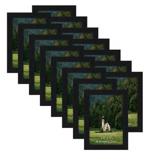 lot 3306 image: HORLIMER 3.5x5 Picture Frame Set of 12, Black Picture Frames Display 3.5 by 5 Photo for Wall or Tabletop