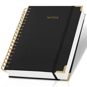 lot 3332 image: Aesthetic Thick Spiral Notebook Journal For Women in B5 Format - Stylish Linen Hardcover College Ruled Note Book w 300 Lined Pages - Cute Supplies For Bible Study & Staying Organized at Work or School