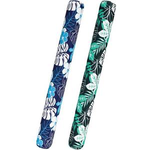 lot 3433 image: WERNNSAI Inflatable Swim Pool Noodles 2 Pack Soft Fabric Covered Large Swim Noodles, Pool Floats Toys for Adults Pool Accessories Sea Beach Lake Water Party (Blue & Green)