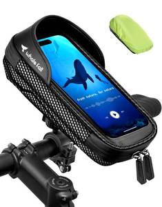 lot 3531 image: whale fall 360° Rotatable Bike Phone Holder, Waterproof Handlebar Bag with Touchscreen &amp Storage, Durable Bike Phone Mount for Navigation, Essential Bicycle Accessories for Phones Under 7