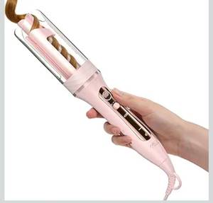 lot 3542 image: ZAVAREA Automatic Rotating Curling Iron for Long Hair - 1 Inch Curling Wand for Beach Waves & Loose Curls, Easy Hair Curler for Beginners, Anti-Scald & Frizz-Free, Dual Voltage for Travel
