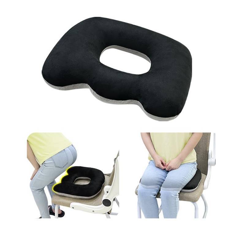 lot 36216 image: Bed Sore Cushion for Butt Lifting Donut Pillow for Tailbone Pain Relief Sitting Hemorrhoid Pillows After Surgery Donut Postpartum Doughnut Seat Cushion Pressure Ulcer Pillow Butt Lifting Cushions - Retail $28