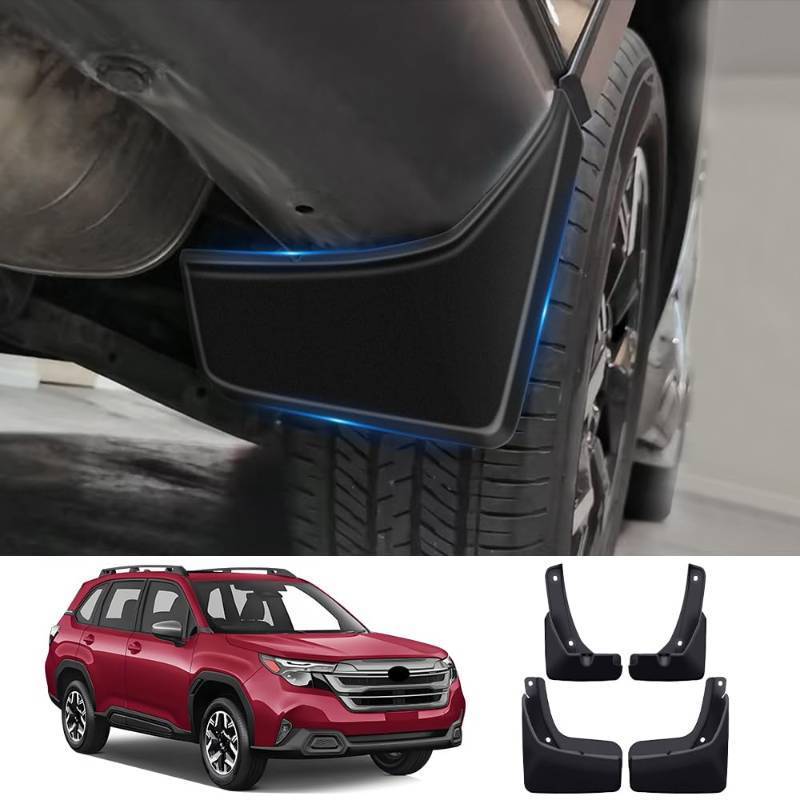 lot 36357 image: LUNQIN Car Mud Flaps Splash Guards Mudflaps for Subaru Forester 2025 2026 Auto Exterior Accessories Tire Mudguards Wheel Inner Fender Liner Guard Flap Fenders Accessory - Retail $18,885