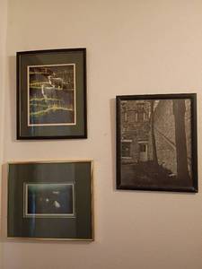 lot 915 image: 3 Framed Pictures.   12 x 14s