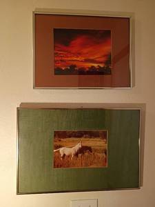 lot 916 image: Framed Pictures.   Largest is 14 x 21