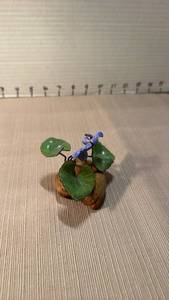 lot 1041 image: Norman Brumm Enamel On Copper Yellow Flowers On Wood Signed