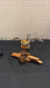 lot 1085 image: Norman Brumm bird enamel on copper on wood signed