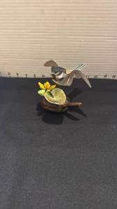 lot 1086 image: Norman Brumm bird enamel on copper on wood signed