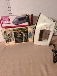 lot 1303 image: Garment steamers and iron