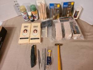 lot 1331 image: Doll Making and Sculpting Supplies Kit with Cernit Clay and Tools