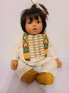 lot 1463 image: Lee Middleton Native American Baby