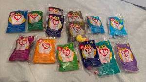 lot 1522 image: 1998 McDonald Beanie Babies set of 15 NEW