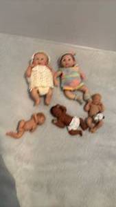 lot 1542 image: Realistic Baby Dolls polymer clay