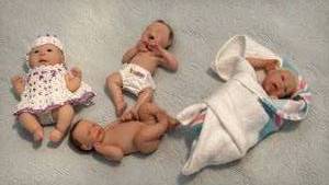 lot 1548 image: Reborn Baby Doll Collection with Accessories