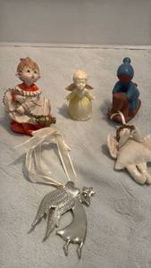 lot 1551 image: Christmas Holiday Ornament Collection Mixed Angels