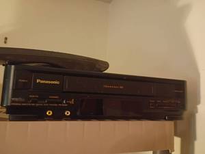lot 1629 image: Panasonic Omnivision VHS Player with Remote