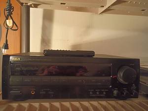 lot 1630 image: RCA  AMFM Stereo Receiver with Remote