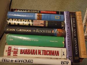 lot 1651 image: Books.  John Grisham The Rooster Bar and More