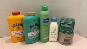 lot 1710 image: Body Powder and Lotion