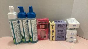 lot 1711 image: Lavender Soap, Rose,Dial and Foam