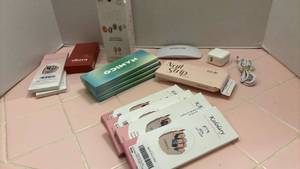 lot 1713 image: Gel Nail colors with lamp
