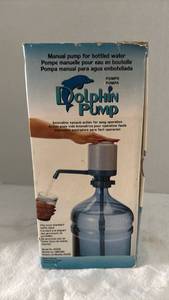 lot 2130 image: Dolphin Manual Water Bottle Pump Dispenser