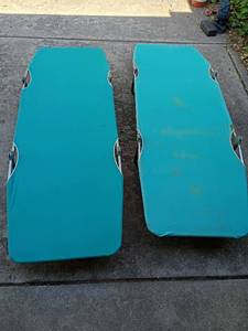 lot 2303 image: 2 Camping Cots.  Need washed
